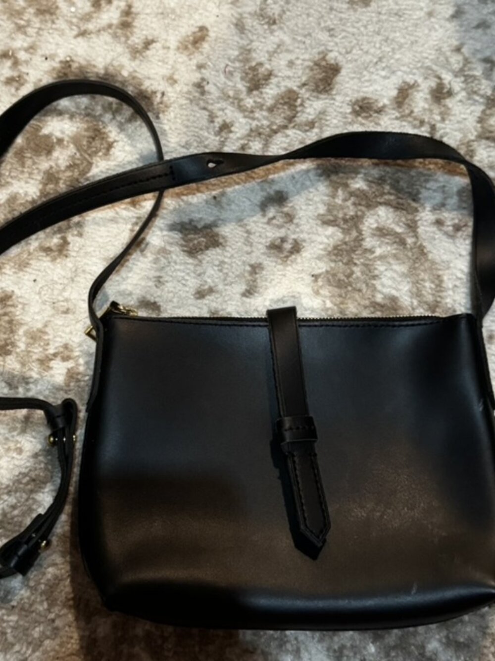 J. Crew Small Purse Bag Black Leather
